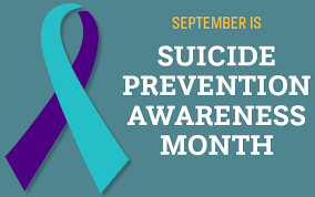 September is Suicide Prevention Awareness Month logo