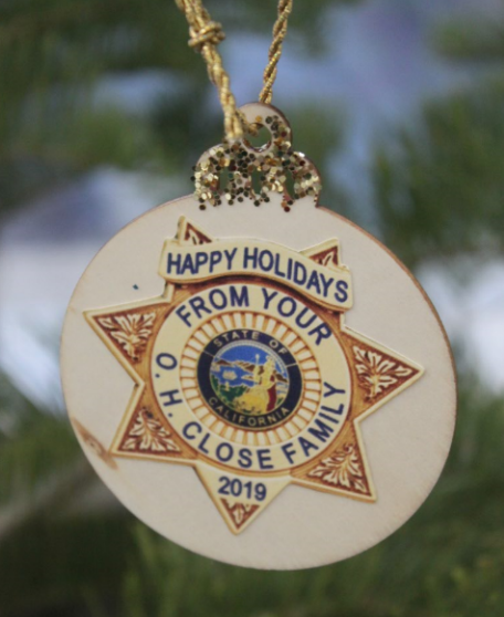 O.H. Close holiday ornament. 
