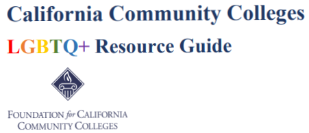 California Community Colleges LGBTQ Resource Guide logos