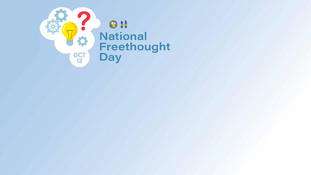 October 12 Free National Thought Day