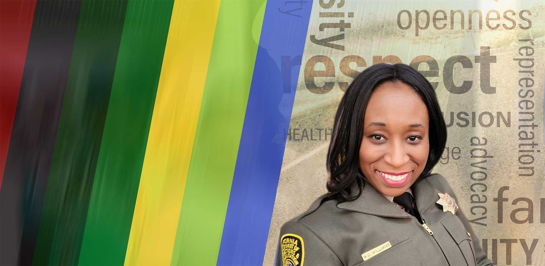 CDCR Banner with Lt. Williams