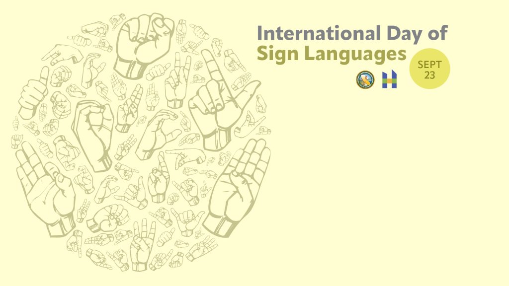 International Day of Sign Languages September 23