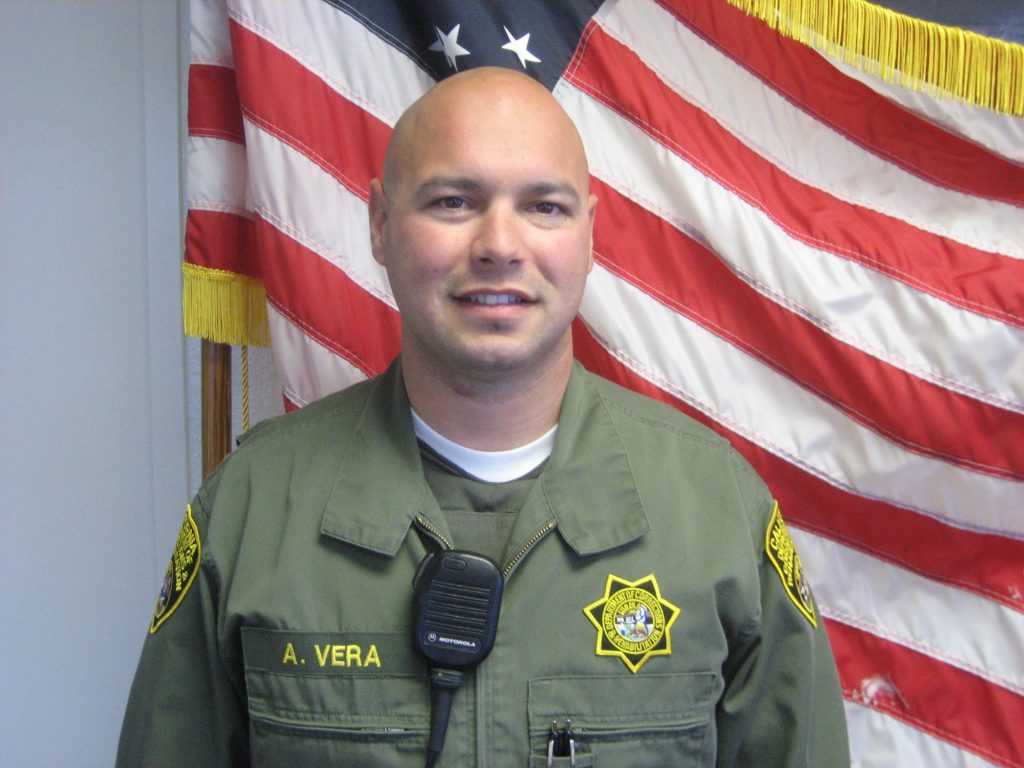 2012 Medal of Valor gold star recipient Armando Vera, correctional officer at Wasco State Prison.