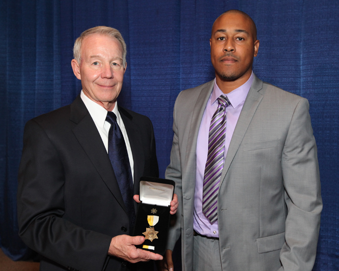 Medal of Valor awardee.