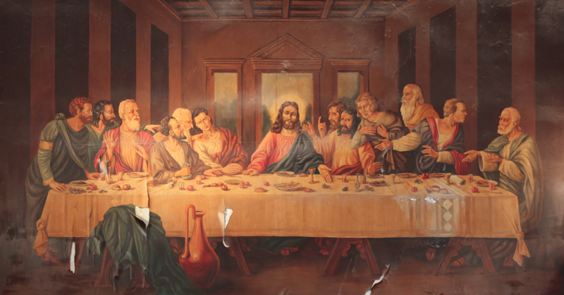 The Last Supper, painted by Ralph Pecor in 1938 at Folsom State Prison.