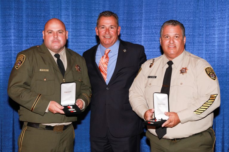 2016 Silver Star CO Peter Vanderford, Prado Conservation Camp, and CO Mario Gutierrez, Southern Camp Warehouse