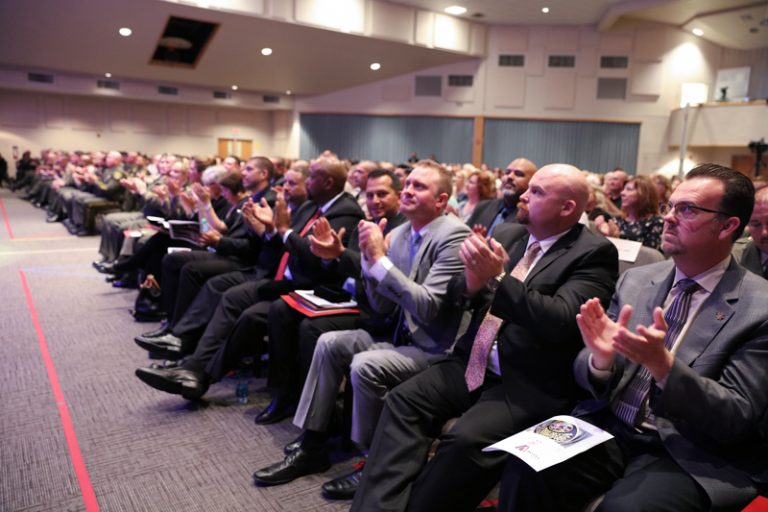 Medal of Valor audience clapping.