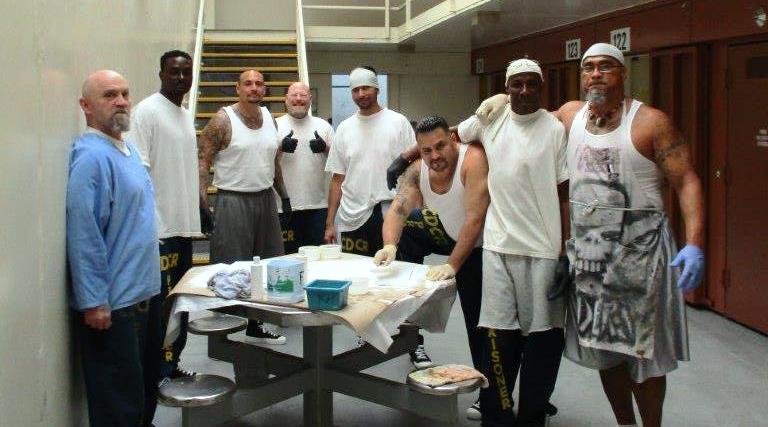 Incarcerated art program participants beautify the SHU at Pelican Bay prison.