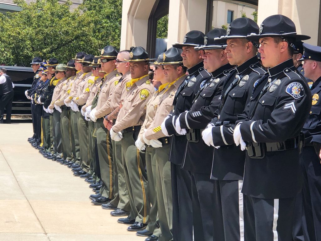 CDCR Honor Guards assist with slain police officer's memorial Inside CDCR
