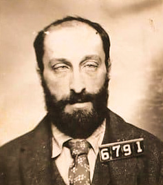 Mugshot of Jacob Oppenheimer with 6791 inmate number