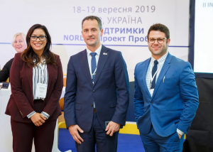 Two staff met with Oleg Yanchuk