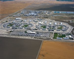 Pleasant Valley State Prison aerial view.