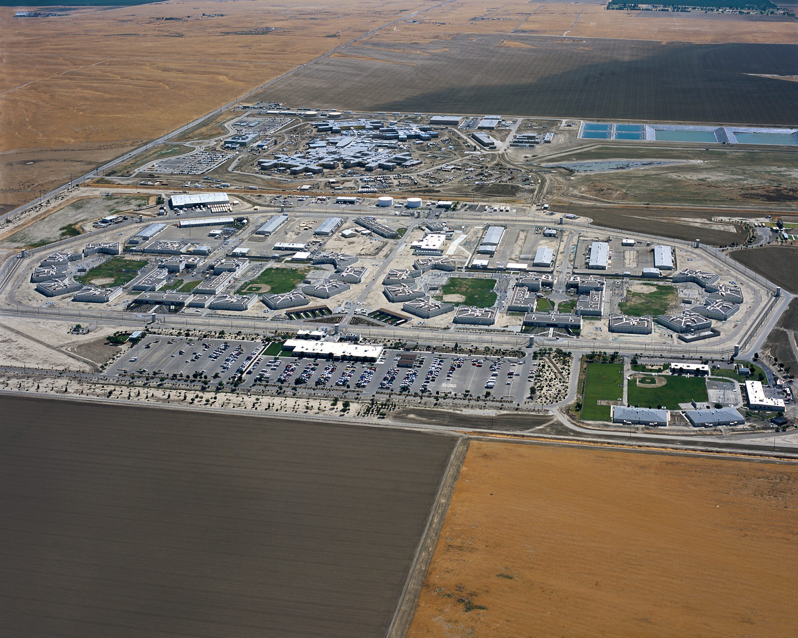 Pleasant Valley State Prison aerial view.