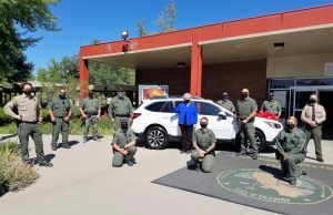 An act of kindness by prison staff is a new car for a person in need.
