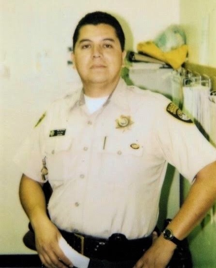 Ralph Diaz as a correctional officer in 1997.
