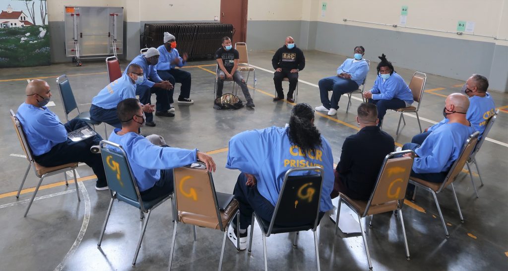 World champion speaks to incarcerated men at Pelican Bay State Prison.