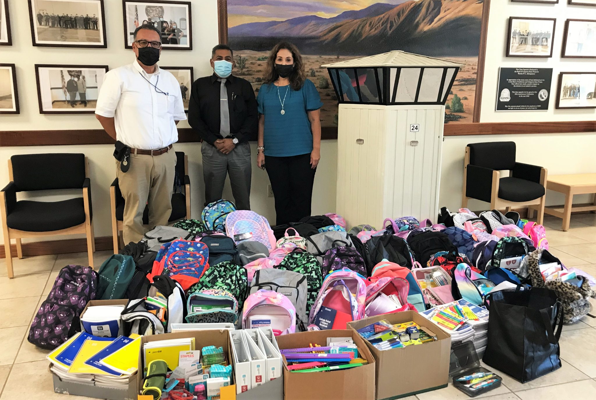 Calipatria prison school supplies drive helps students