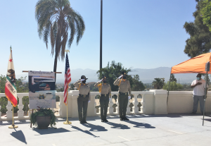 Honor Guard for Officer Daniel Boyd farewell service.