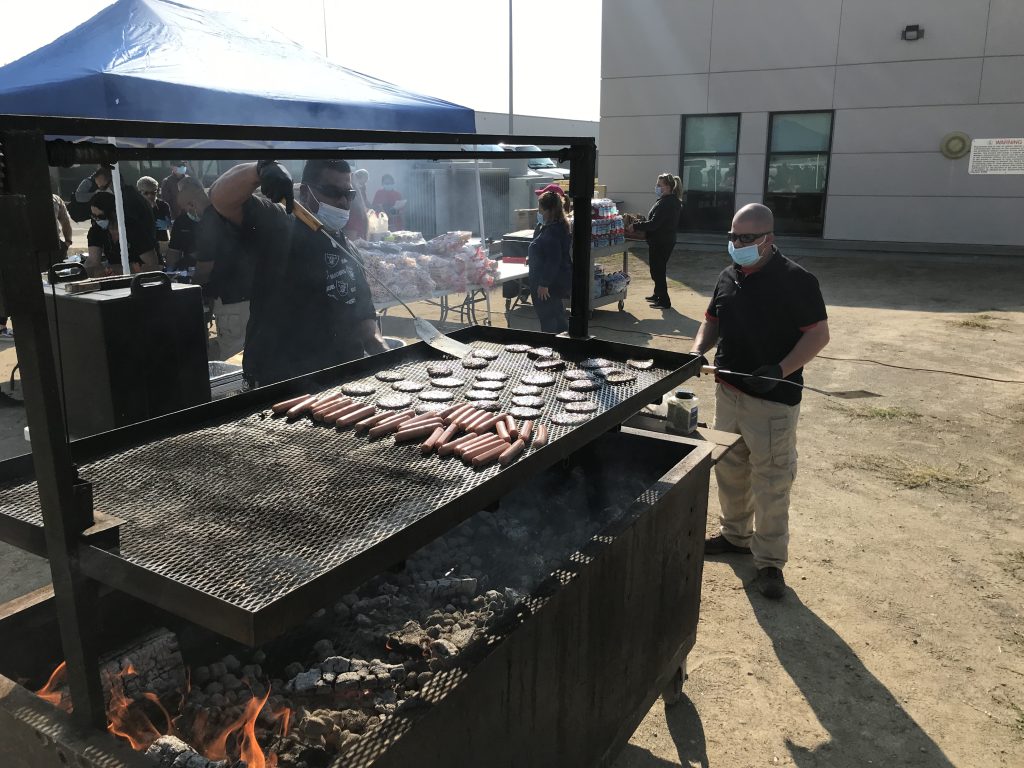 Barbecue at North Kern State Prison.