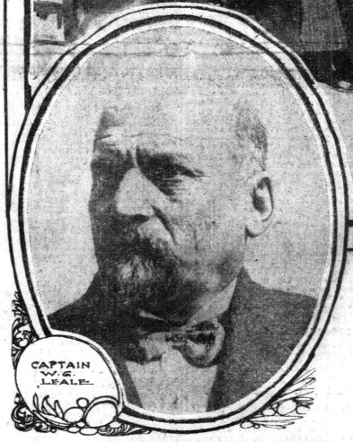 Newspaper photo of William Leale.