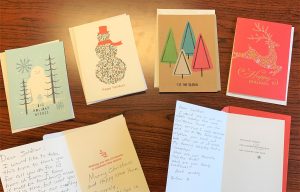 Holiday cards created by Avenal prison students.