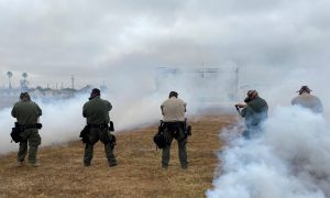 Alarm response training with smoke at Correctional Training Facility.