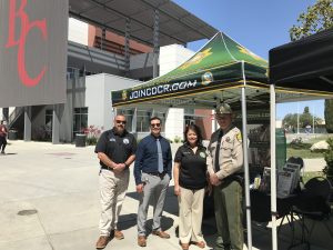 North Kern prison staff at college recruitment fair.