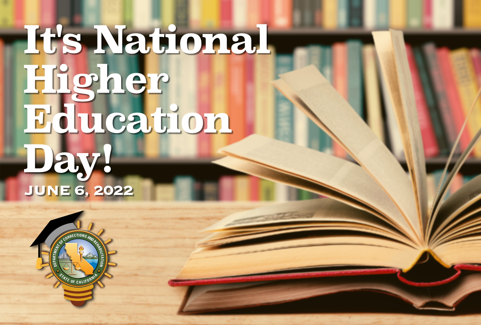 It's National Higher Education Day, June 6, 2022
