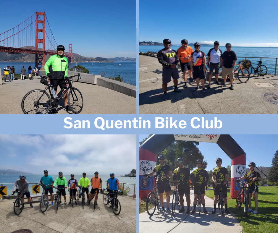 San Quentin staff and bicycles around San Francisco.