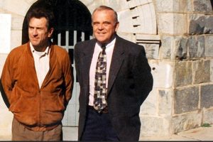 William Gengler and Robert DeNiro at Folsom Prison.
