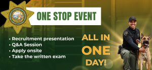 CDCR one stop event information banner.
