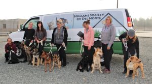 Prison Paws Partnership with the Humane Society and a prison.