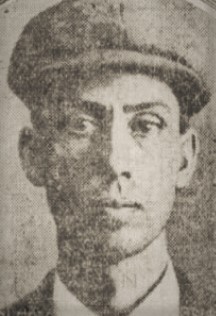 Grainy newspaper image of William Young in 1903.