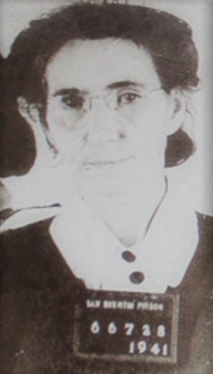 Mugshot of Juanita Spinelli 66728, 1941