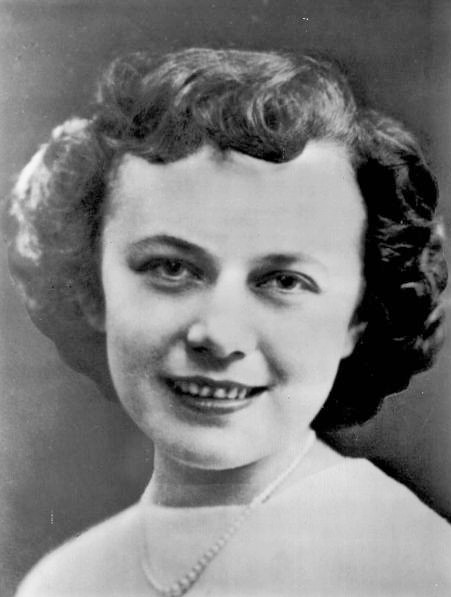 Black and white photo of Olga Duncan.