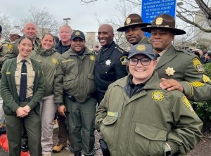 CDCR recruiters with others at a Martin Luther King event in Sacramento.
