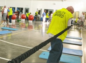 Mule Creek prison incarcerated people do an ADA program for fitness.