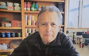 Man sitting in a coffee shop.