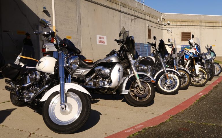 Rehabilitation event featuring motorcycles at CSP-Sacramento.
