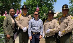 CCWF staff standing for group photo at Madera County Law Enforcement Memorial Ceremony