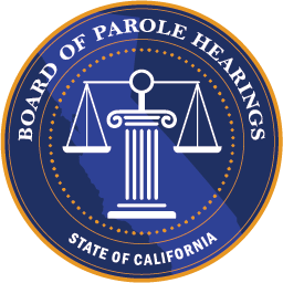Logo with scales of justice for the Board of Parole Hearings.