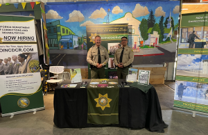 correctional officers at Amador county fair from MCSP