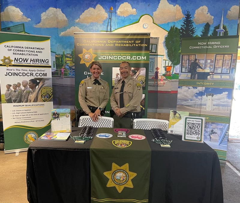 CDCR representatives at the Amador county from for MCSP