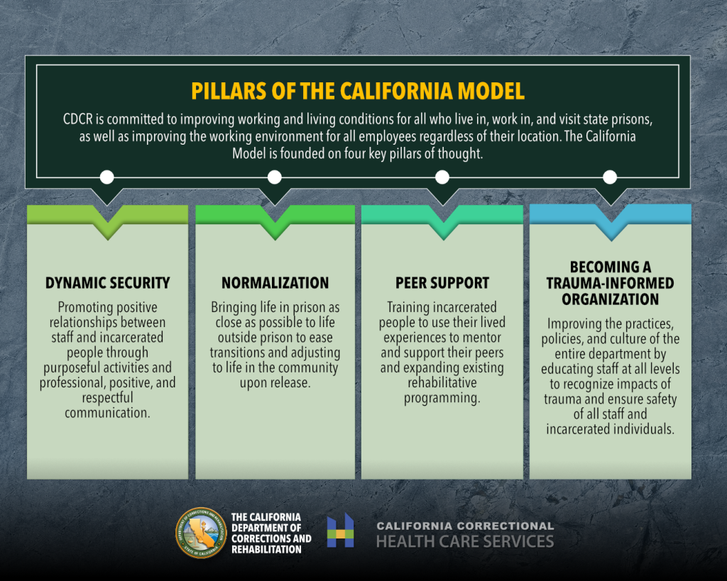 California Model pillars training slide.