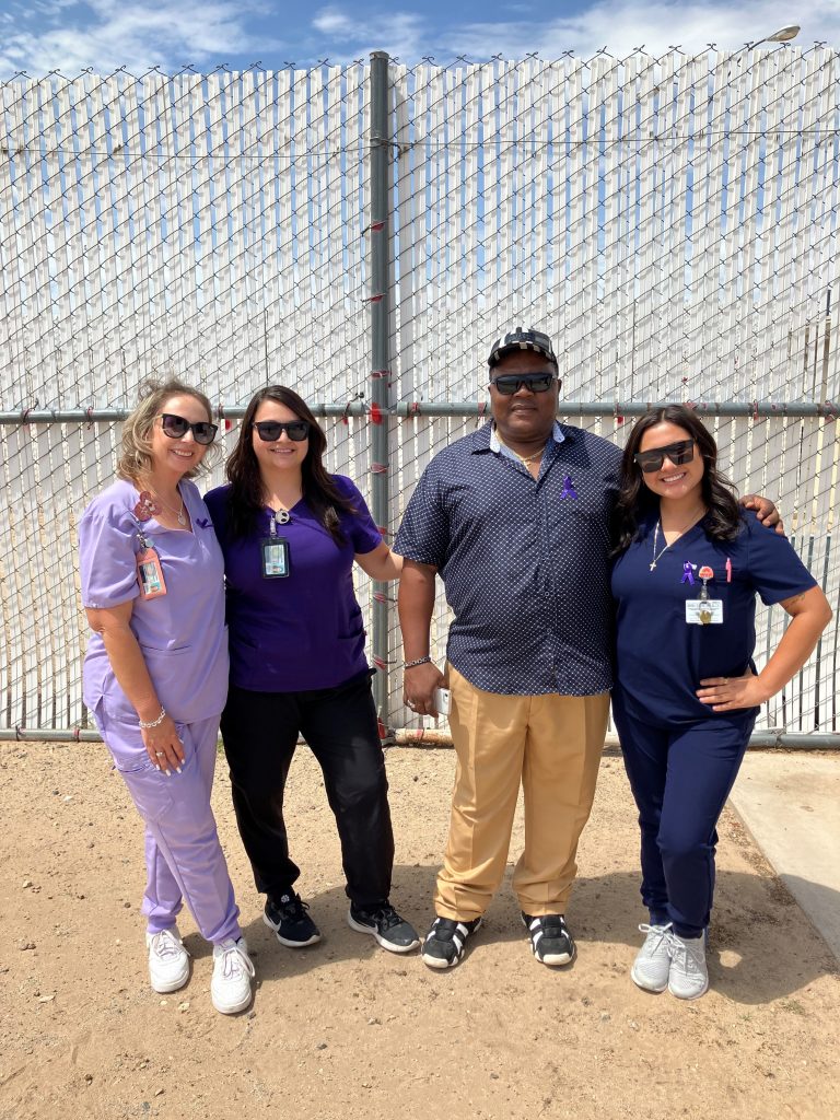 Four staff members at Ironwood State Prison.