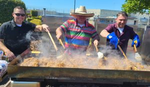 people on the grill at PBSP making food