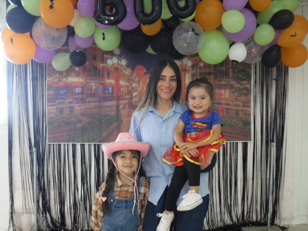 incarcerated woman with her daughters CDCR Hallloween
