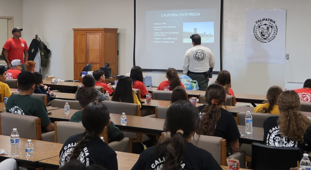 CAL staff teaching at the Junior Correctional Academy