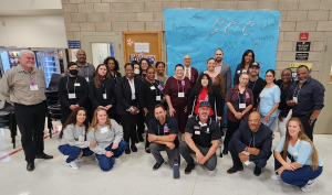 Group photo of Juvenile Offenders Committee at Central California Women's Facility.
