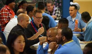 Defy graduates speaking with entrepreneurs at CTF